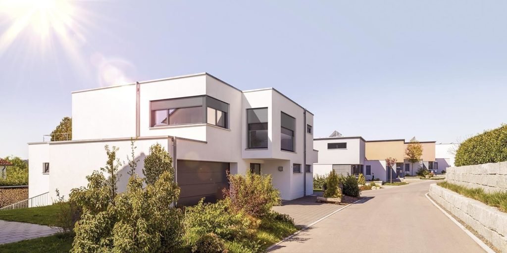 Neubau-Aufsetz-Rollladen